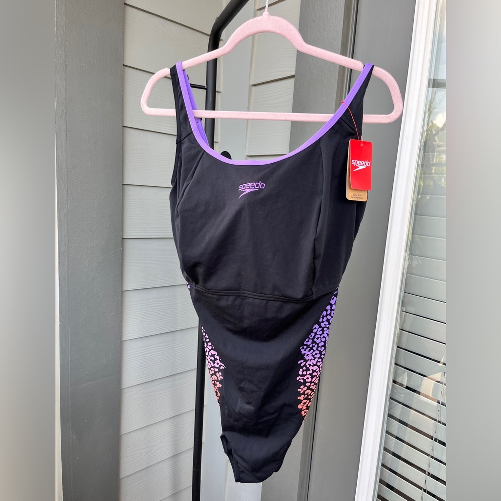 NWT Sz. 34H Speedo Premier Ultimate Performance One Piece Bathing Suit